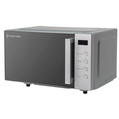 Russell Hobbs RHEM1901S Easi Microwave Compact Flatbed  Digital Microwave  Silver